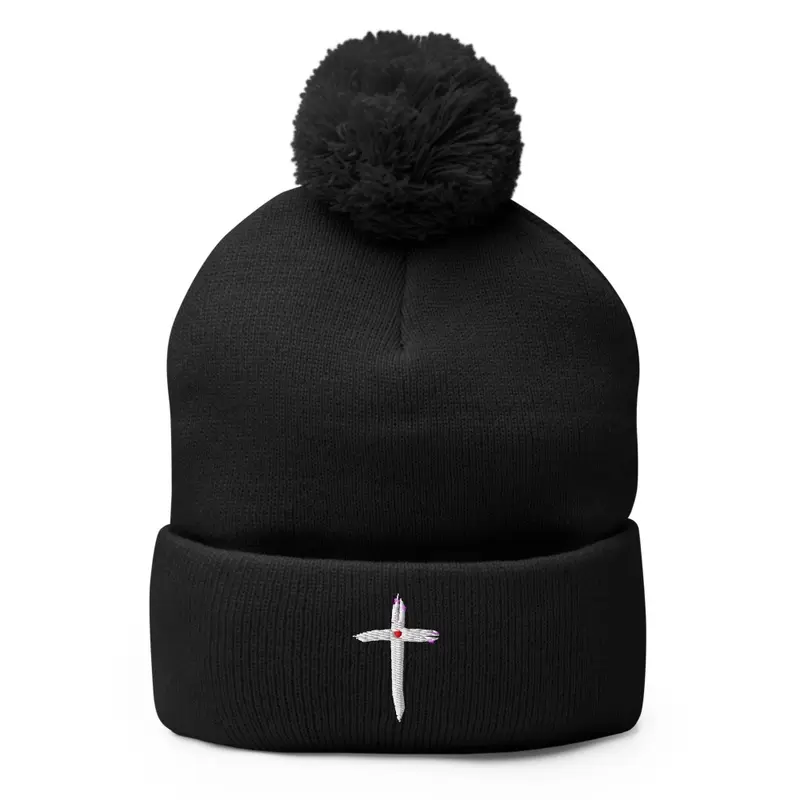 Cross heart beanie